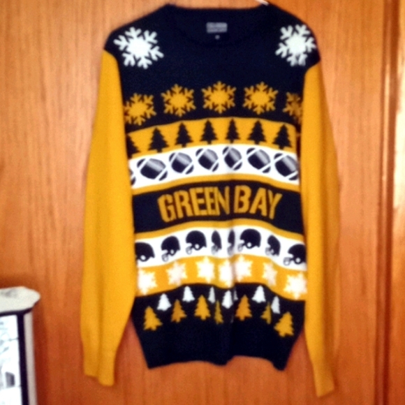 Green Bay Packers ugly Christmas sweater - Picture 1 of 5